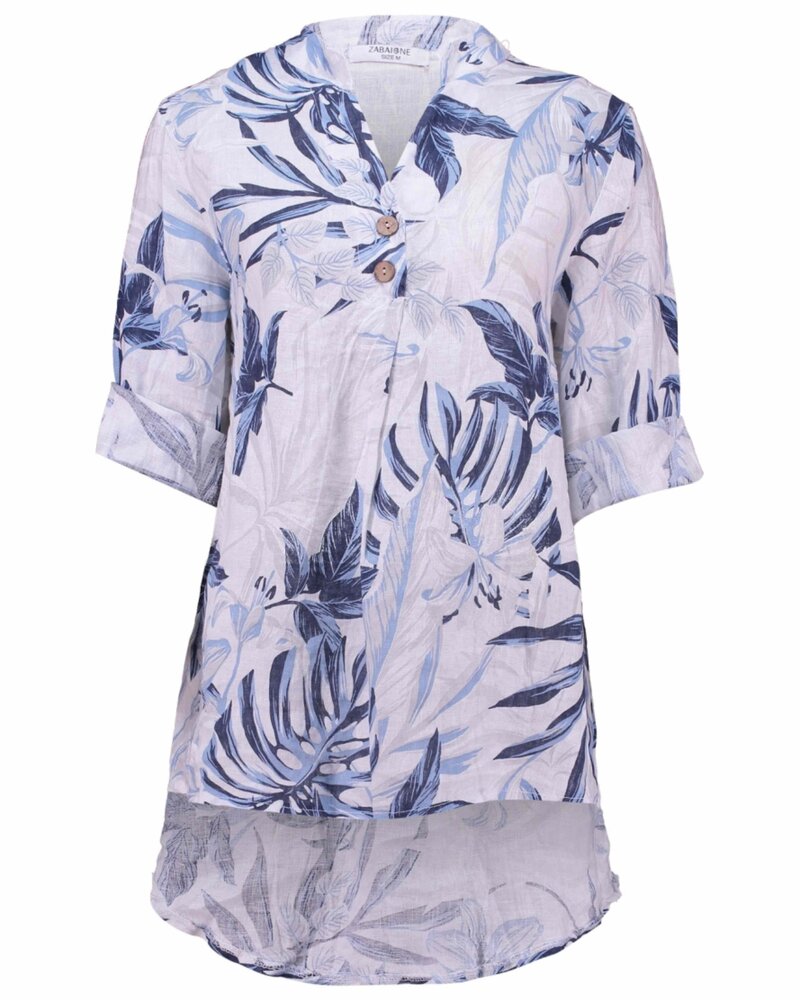 Rikee Linen Blouse Women White Zabaione | Smilebutiken