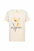 Rina 19 T-Shirt Dam Cream | Smilebutiken - Soyaconcept