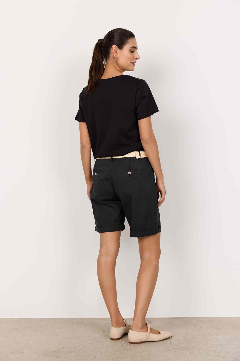 Rovena 1 Shorts Med Skärp Dam Black | Smilebutiken - Soyaconcept