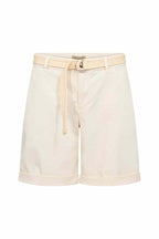 Rovena 1 Shorts With Belt Women Cream | Smilebutiken - Soyaconcept