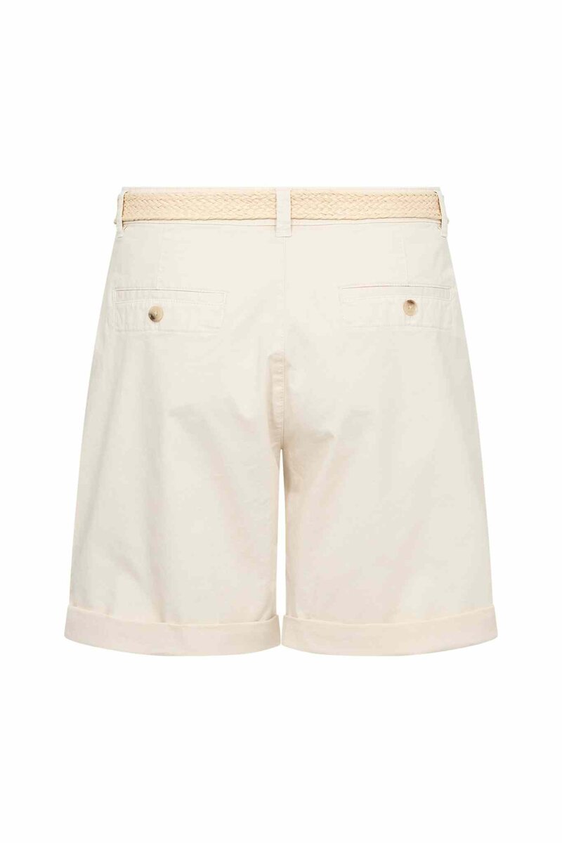 Rovena 1 Shorts With Belt Women Cream | Smilebutiken - Soyaconcept