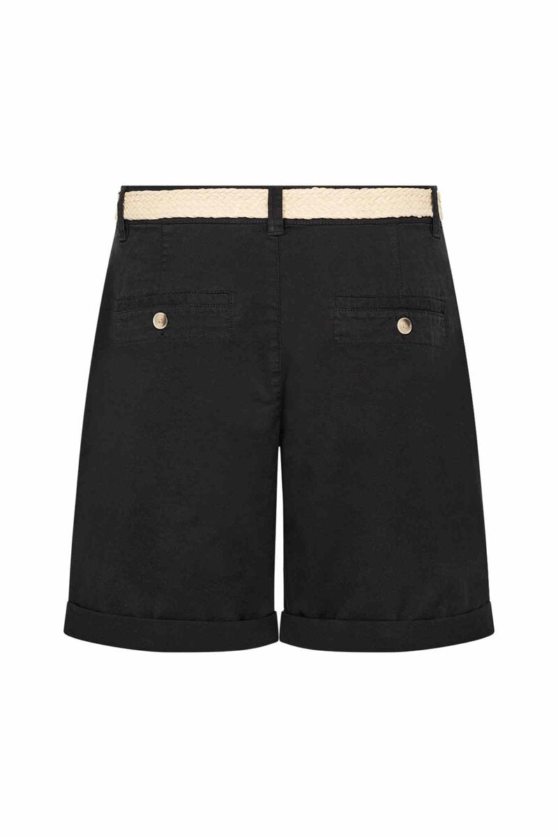 Rovena 1 Shorts Med Skärp Dam Black | Smilebutiken - Soyaconcept