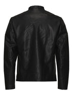 Rush Jacket Black PU Men Black Jack & Jones
