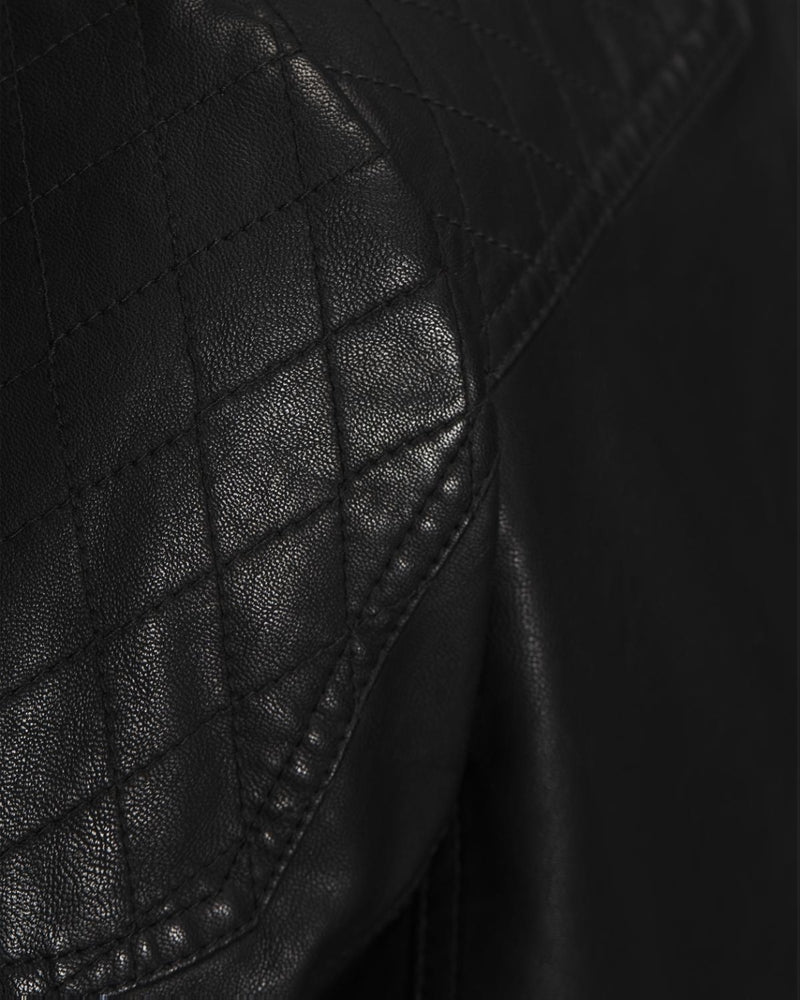 Rush Jacket Black PU Men Black Jack & Jones