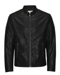 Rush Jacket Black PU Men Black Jack & Jones