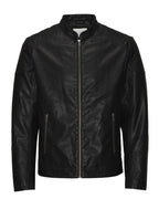 Rush Jacket Black PU Men Black Jack & Jones