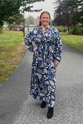 Abigail Klänning Dam Blue Print SEN