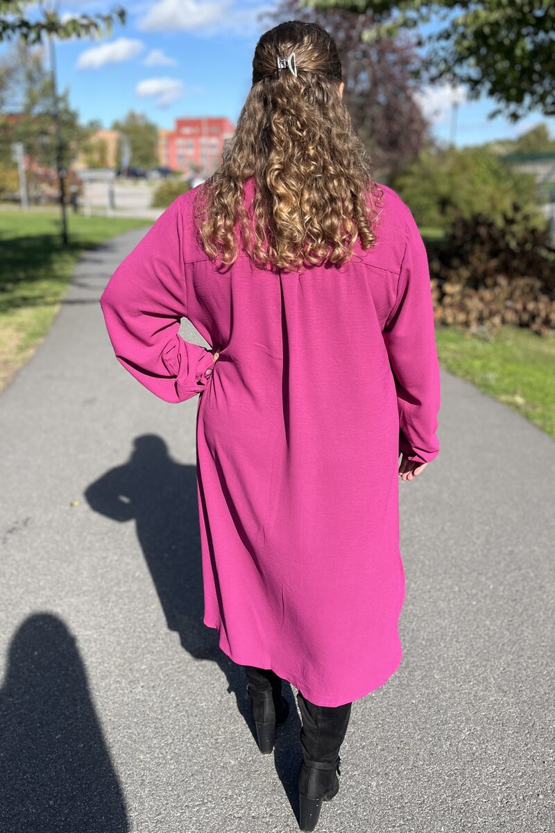 Avery Skjortklänning Dam Fuchsia SEN