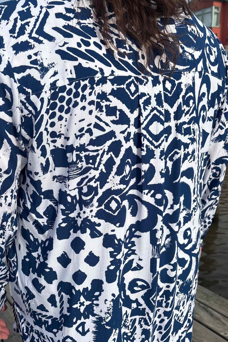 Eleanor 2 Tunika Dam Blue Print SEN