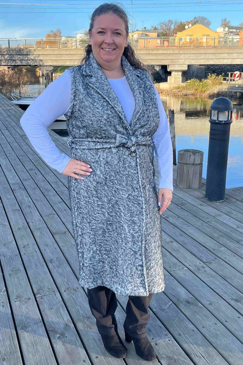 Piper Väst Dam Grey SEN