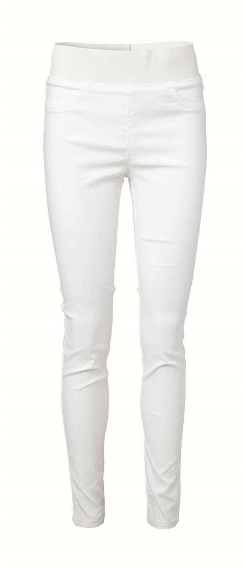 Shantal PA Power Byxa Hög Midja Dam Vit Bright White | Smilebutiken - Freequent