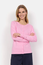 Dollie Cardigan Women Pink Melange Soyaconcept
