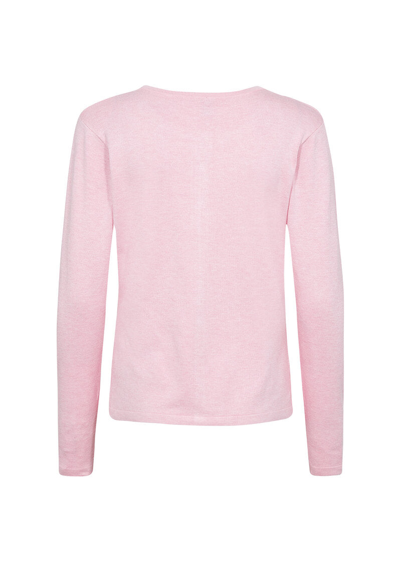 Dollie Cardigan Women Pink Melange Soyaconcept
