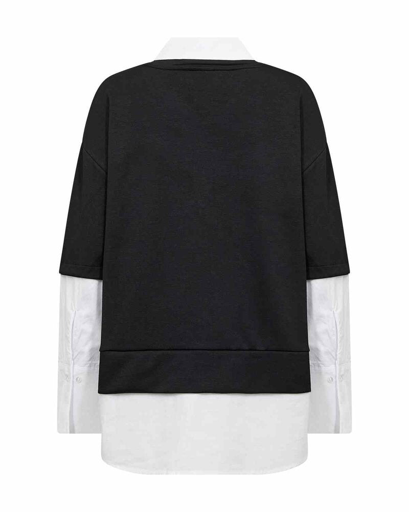 Sabina 114 Tröja Dam Black Combi | Smilebutiken - Wasabiconcept