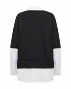 Sabina 114 Tröja Dam Black Combi | Smilebutiken - Wasabiconcept