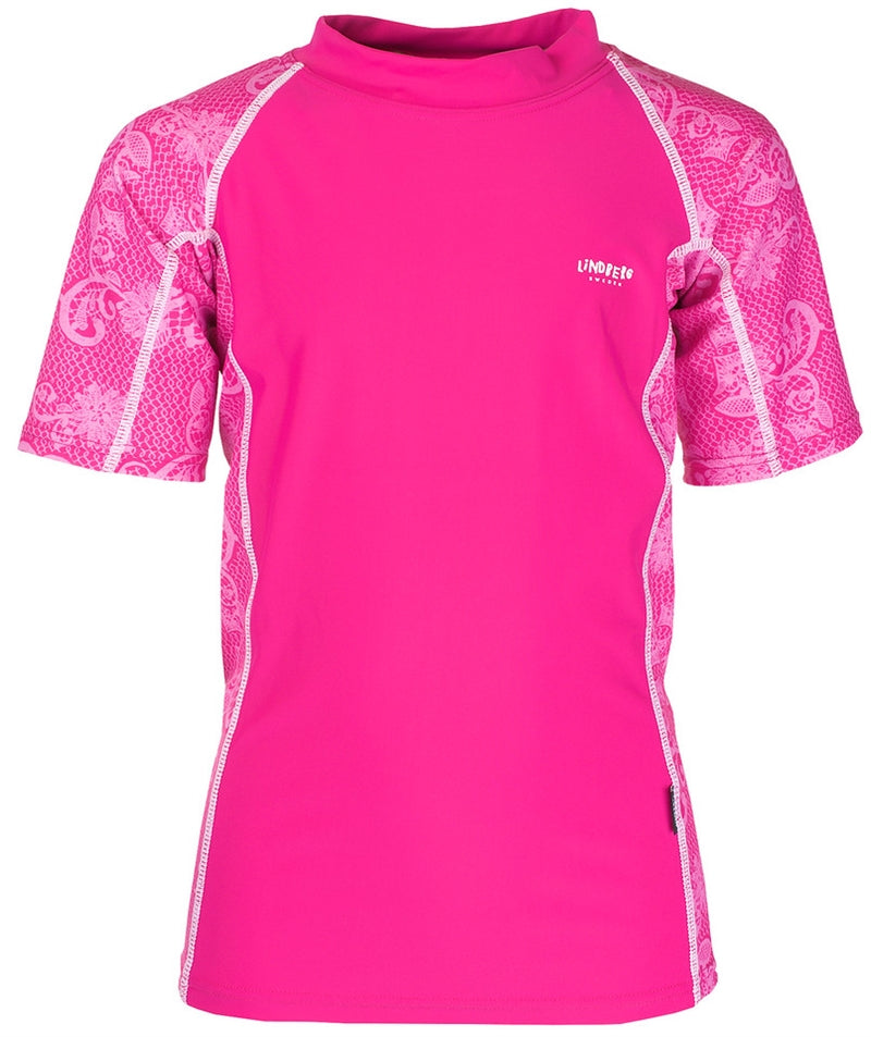 Samos T-shirt Solskydd Barn Cerise Lindberg