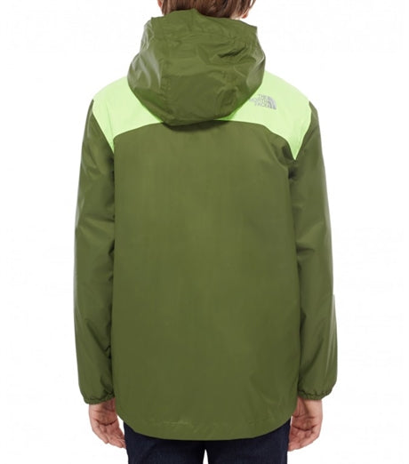 Elden Boys Rain Triclimate Jacket Scallion Green Shell Jacket Children The North Face