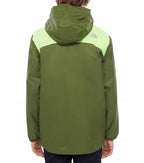 Elden Boys Rain Triclimate Jacket Scallion Green Shell Jacket Children The North Face