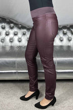 Shantal PA Cooper Skinnimitation Dam Vinröd Fig | Smilebutiken - Freequent