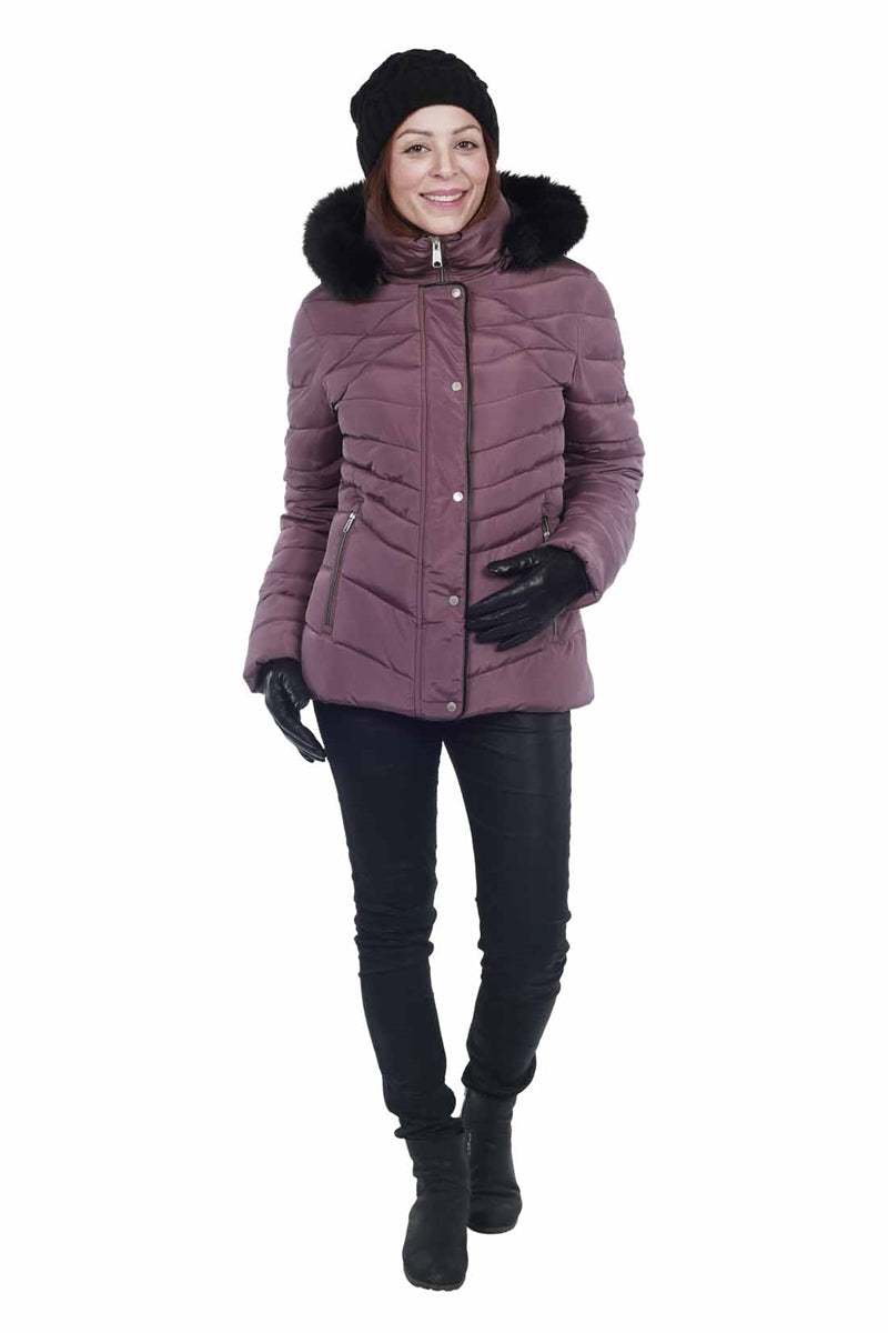 Shea Vinterjacka Dam Powder Rose - Tuxer