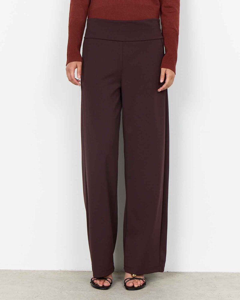 Siham 48 Långbyxa Dam Brun Chocolate Plum | Smilebutiken - Soyaconcept