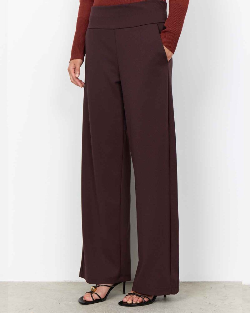 Siham 48 Långbyxa Dam Brun Chocolate Plum | Smilebutiken - Soyaconcept