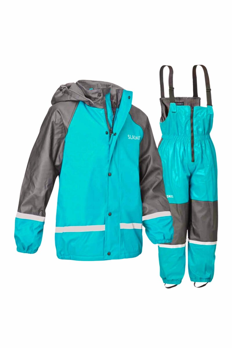 Fodrat Regnset Junior 140-170+ Arctic Blue Slaskis