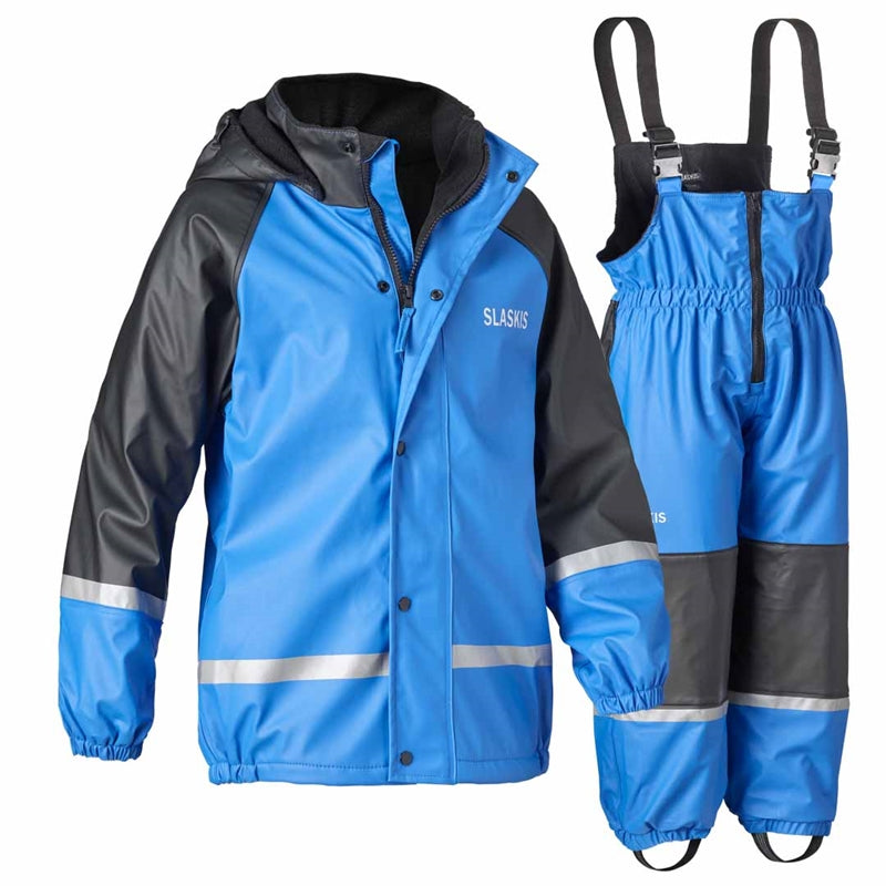 Lined Rain Set Blue SIZE 80 - Slaskis
