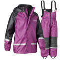 Lined Rain Set Purple Kids 80-130 CL - Slaskis