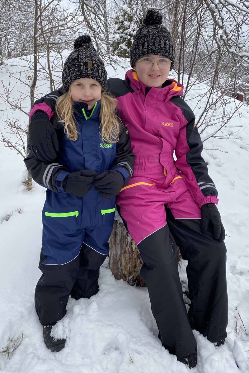 Women's Pink Junior Snowsuit 130-140 - Slaskis