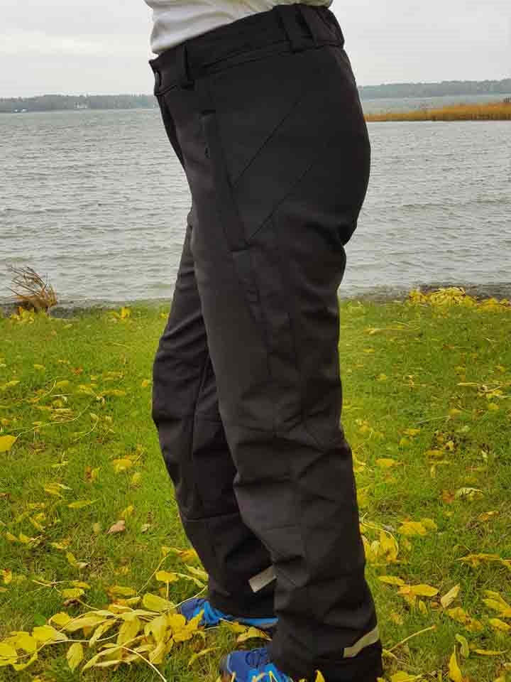 Supreme Wide Softshellbyxa Svart Barn Junior - Slaskis