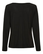 Soletta Draperad Topp Dam Svart Black | Smilebutiken - Marta du Château