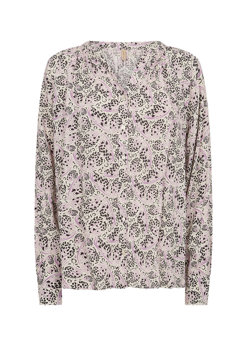 Agnes Blouse Women Lilac Breeze Combi Soyaconcept