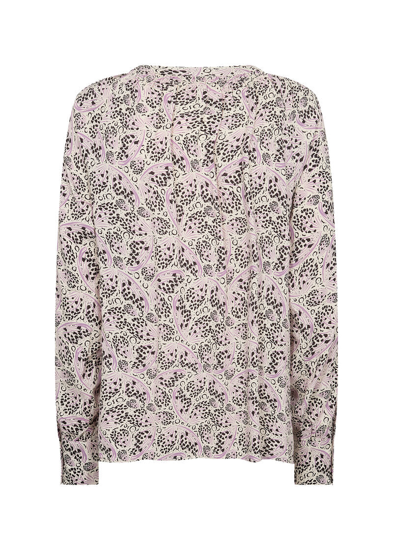 Agnes Blouse Women Lilac Breeze Combi Soyaconcept