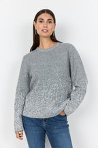 Audrey 1 Pullover Women's Grey Melange Combi Soyaconcept