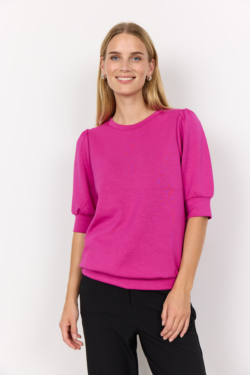 Banu 83 Tröja Dam Fuchsia Soyaconcept