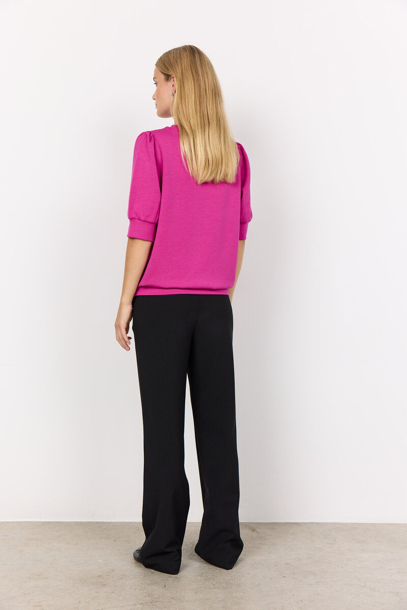 Banu 83 Tröja Dam Fuchsia Soyaconcept