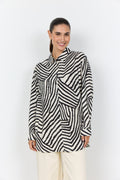 Becca 2 Shirt Women Black Combi Soyaconcept