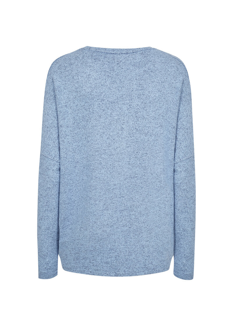 Biara Tröja Dam Air Blue Melange Soyaconcept