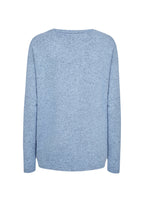 Biara Tröja Dam Air Blue Melange Soyaconcept
