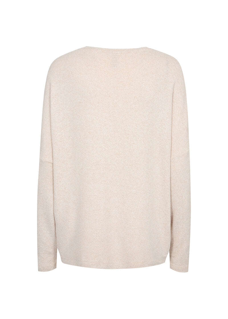 Biara Jumper Women Cream Melange Soyaconcept