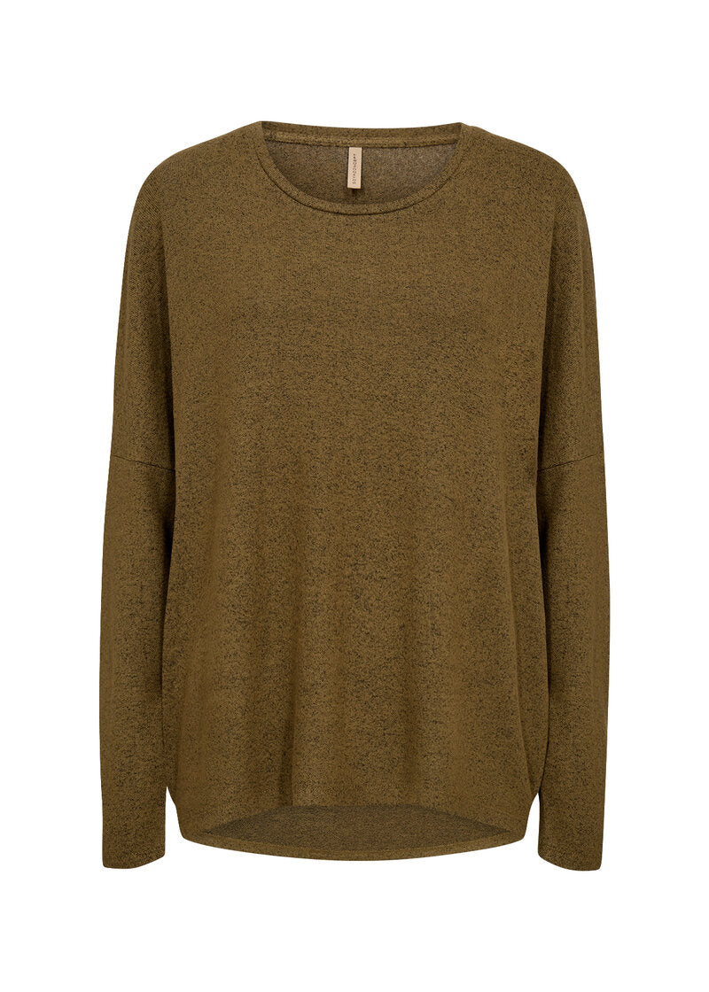 Biara Tröja Dam Misty Olive Melange Soyaconcept