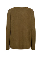 Biara Tröja Dam Misty Olive Melange Soyaconcept
