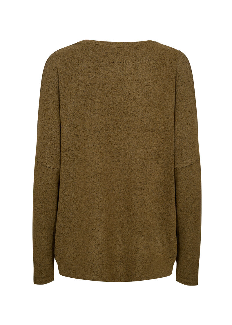 Biara Tröja Dam Misty Olive Melange Soyaconcept