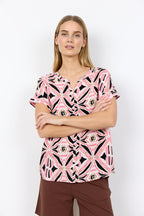 Cassiel 1 Blus Dam Rapture Rose Combi Soyaconcept