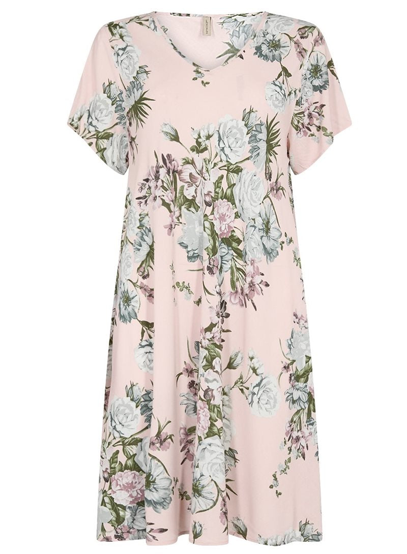 Dharma Dress Women Pink Combi - Soyaconcept