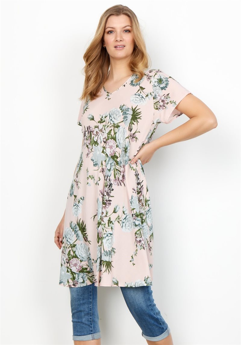 Dharma Dress Women Pink Combi - Soyaconcept