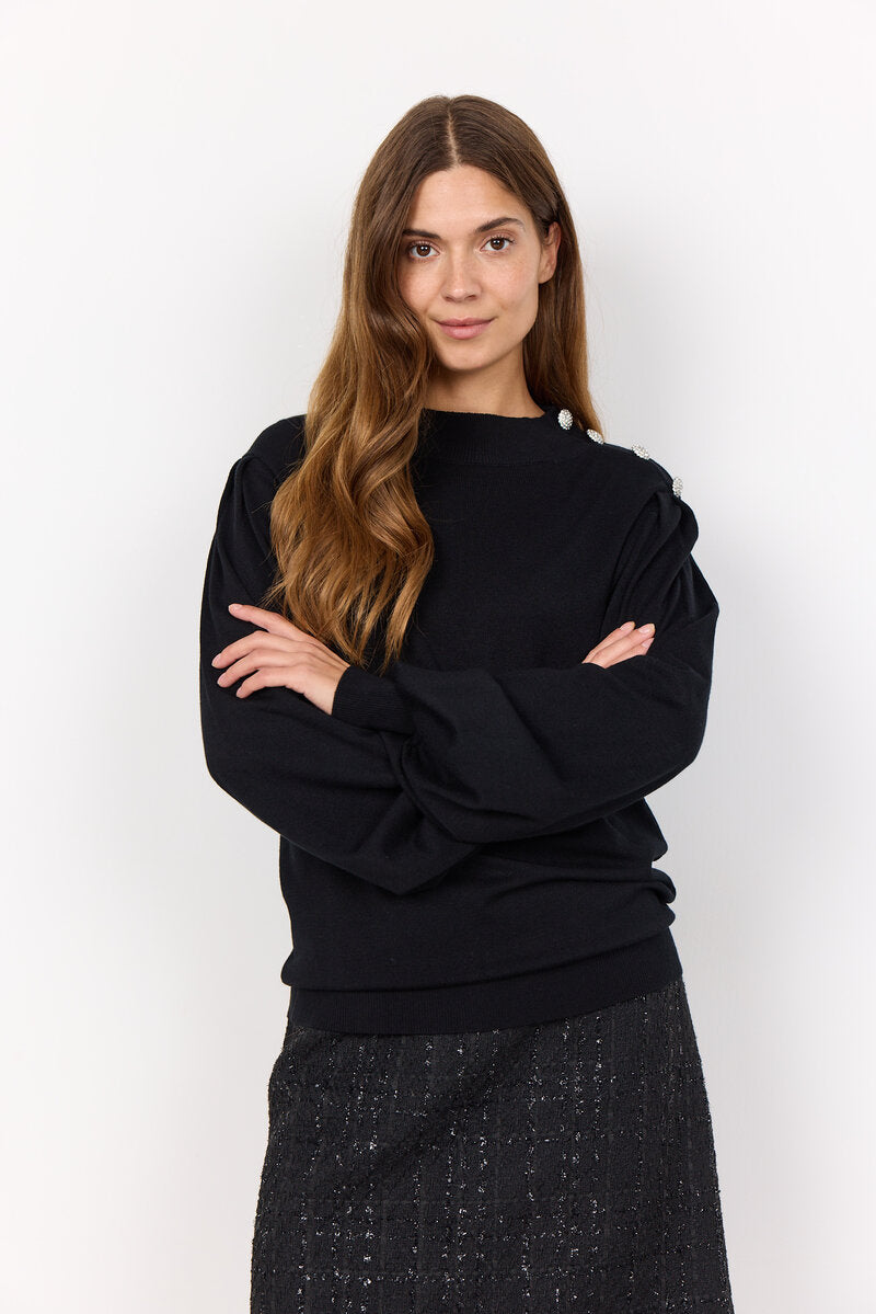 Dollie 745 Tröja Dam Black Soyaconcept