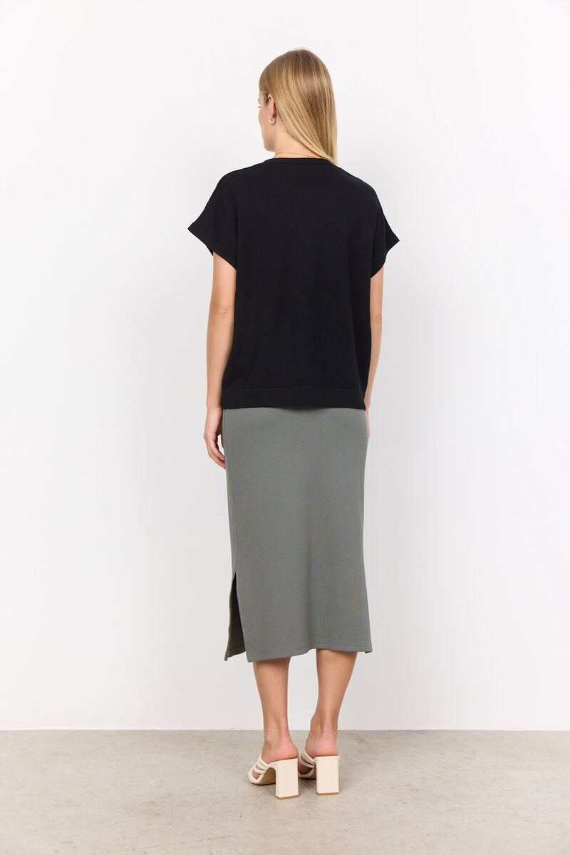 Dollie 757 V-ringad Pullover Dam Black Soyaconcept