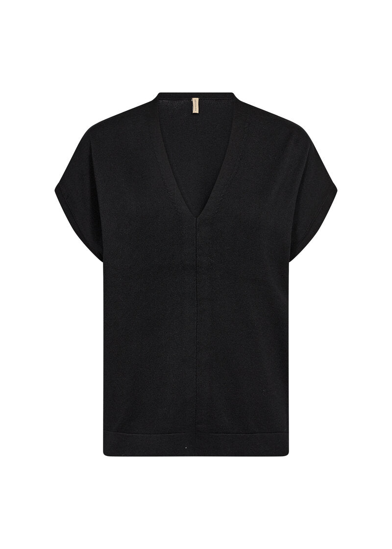 Dollie 757 V-ringad Pullover Dam Black Soyaconcept